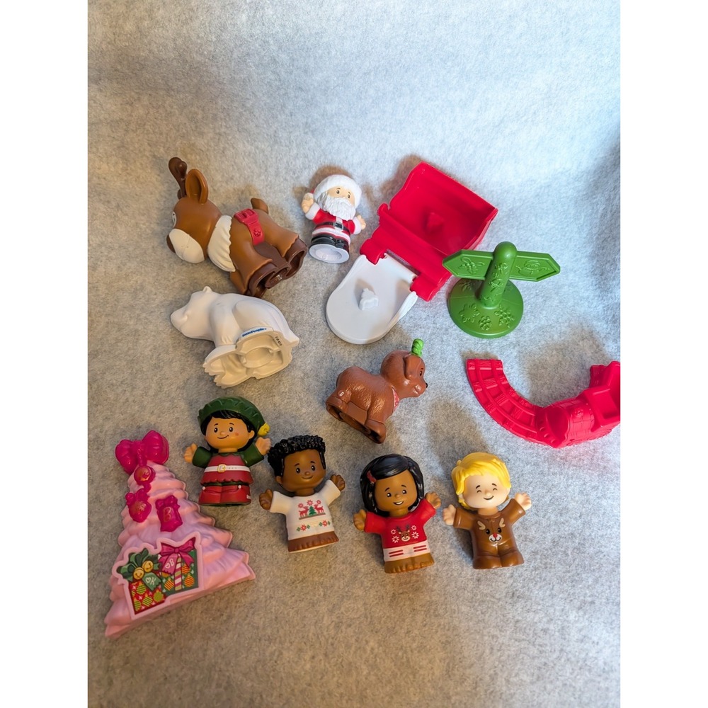 Little People Barbie Advent Calendar Replacement Parts Christmas Santa Reindeer - Picture 10 of 16
